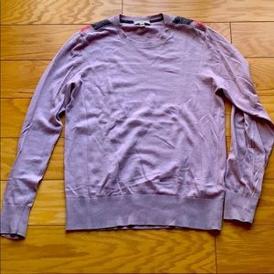 Burberry sweater shoulder patch (EUC)